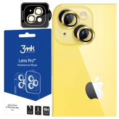ZA APPLE IPHONE 14 PLUS ZAŠČITNO STEKLO 3MK ZAŠČITA ZA LEČE RUMENA