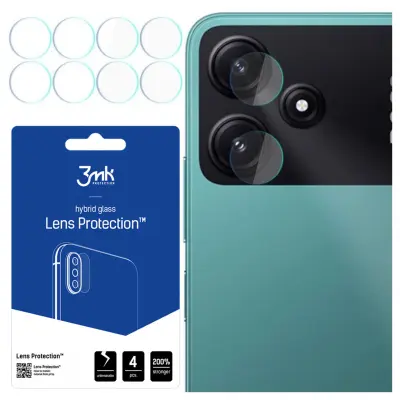3MK ZAŠČITA LEČ HIBRIDNO STEKLO ZA KAMERO ZA POCO M6 PRO 5G