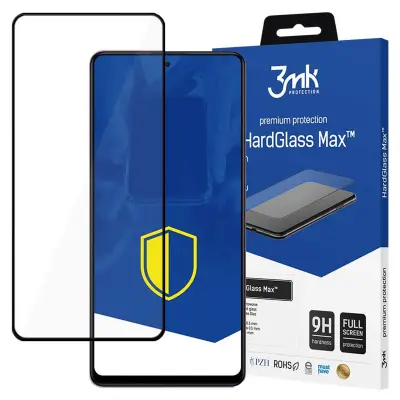 3MK HARDGLASS MAX KALJENO STEKLO ZA XIAOMI REDMI NOTE 12 PRO/PRO+/12E