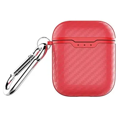 BELINE AIRPODS CARBON COVER ETUI ZA AIRPODS 1/2 RDEČA RDEČA ZAŠČITA