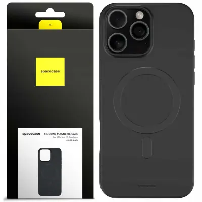 OVITEK SPACECASE MAGNETNI OVITEK ZA IPHONE 16 PRO MAX ČRN