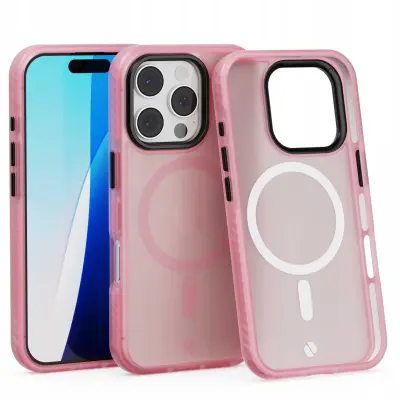 SPACECASE OVITEK HYBRID FUSION MAG OVITEK ZA IPHONE 16 PRO ROZA