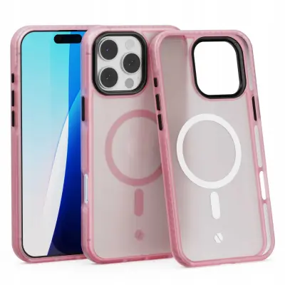 SPACECASE OVITEK HYBRID FUSION MAG COVER ZA IPHONE 16 PRO MAX ROZA