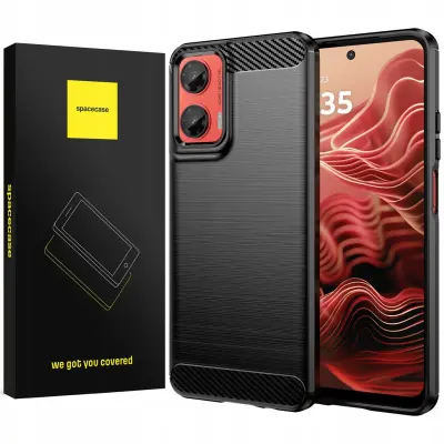 SPACECASE OVITEK CARBON COVER ZA MOTOROLA G35 5G ČRN