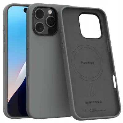 OVITEK SPACECASE OVITEK ZA IPHONE 16 PRO MAX SIVA ZA MAGSAFE
