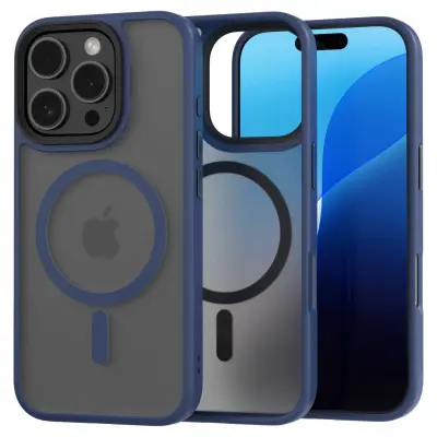 OVITEK SPACECASE ZA IPHONE 16 PRO MAGNETNI TEMNO MODER