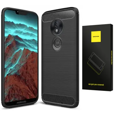 SPACECASE CASE CARBON COVER ZA MOTOROLA MOTO G7 POWER BLACK