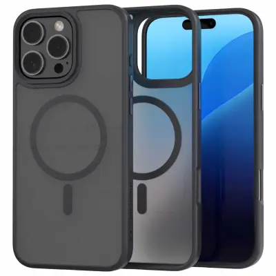 HIBRIDNI OVITEK SPACECASE ZA IPHONE 16 PRO MAX ČRN