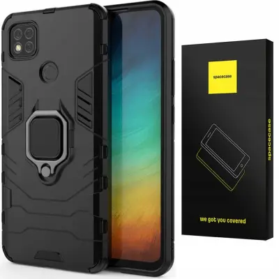 OVITEK SPACECASE ZA TELEFON XIAOMI REDMI 9C 10A ČRN