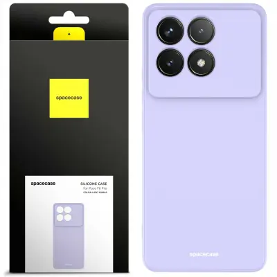 SILIKONSKI OVITEK SPACECASE ZA POCO F6 PRO SVETLO VIJOLIČEN