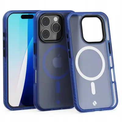 HIBRIDNI OVITEK SPACECASE ZA IPHONE 16 PRO ZA MAGSAFE TEMNO MODER