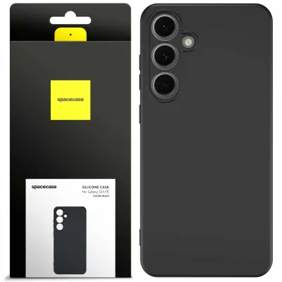 SPACECASE SILIKONSKI OVITEK 2.0 ZA SAMSUNG GALAXY S24 FE ČRN