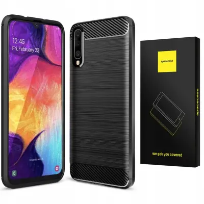 SPACECASE OVITEK CARBON OVITEK ZA SAMSUNG GALAXY A50 ČRN