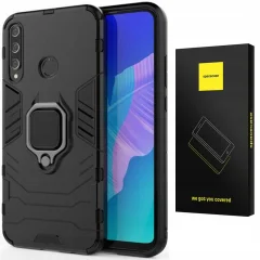 SPACECASE OVITEK OVITEK ZA HUAWEI P40 LITE E BLACK X-RING