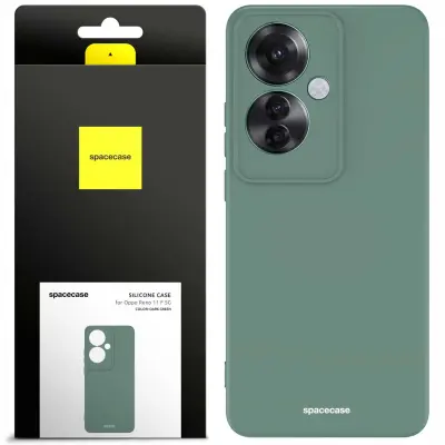 SPACECASE OVITEK SILIKONSKI OVITEK ZA OPPO RENO 11 F 5G TEMNO ZELEN