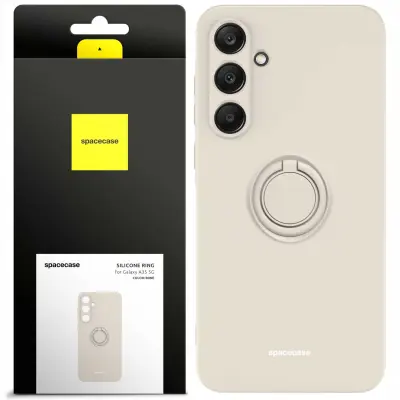 SPACECASE SILIKONSKI OVITEK RING ZA SAMSUNG GALAXY A35 5G BONE CASE