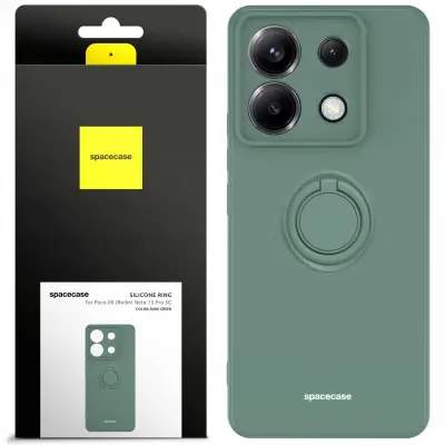 SPACECASE SILIKONSKI OVITEK OBROČ ZA POCO X6 RM NOTE 13 PRO 5G TEMEN