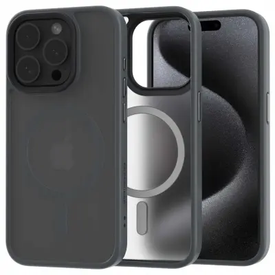 OVITEK SPACECASE HYBRID ZA IPHONE 15 PRO SIVA
