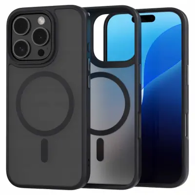 SPACECASE OVITEK HYBRID OVITEK MAGNETNI ZA IPHONE 16 PRO ČRN
