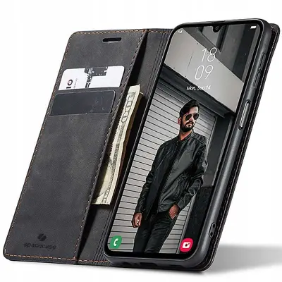 SPACECASE OVITEK DENARNICA ZA SAMSUNG GALAXY A25 5G ČRN