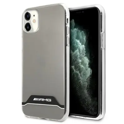 AMG HARDCASE ZA IPHONE 11 XR 6.1 PROZOREN OVITEK ČRNO-BEL