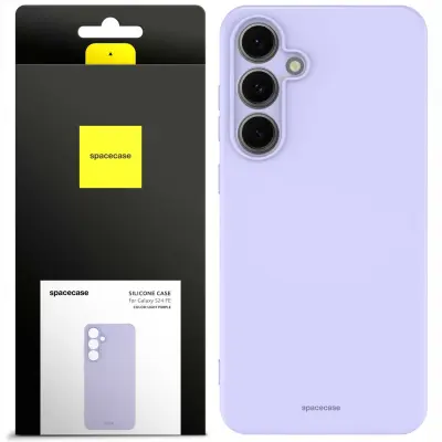 SILIKONSKI OVITEK SPACECASE ZA SAMSUNG GALAXY S24 FE VIJOLIČEN