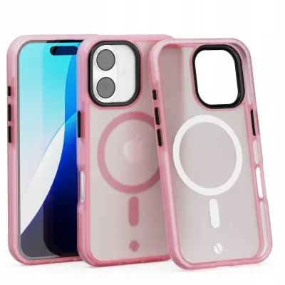 SPACECASE HYBRID CASE FUSION MAG OVITEK ZA IPHONE 16 ROZA ZA MAGSAFE