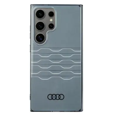 OVITEK TRDA Z GEOMETRIJSKIM VZORECEM AUDI IML ZA SAMSUNG S24 ULTRA GREY