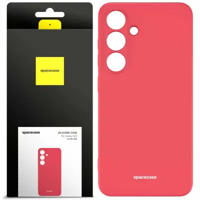 OVITEK SPACECASE SILIKONSKI OVITEK ZA SAMSUNG GALAXY S24 RDEČ