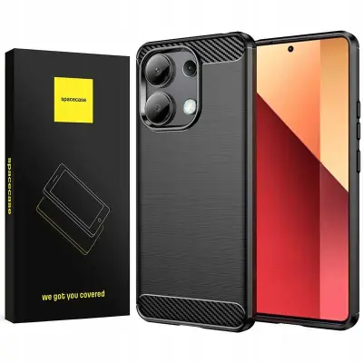 SPACECASE CARBON OVITEK ZA XIAOMI REDMI NOTE 13 4G ČRN