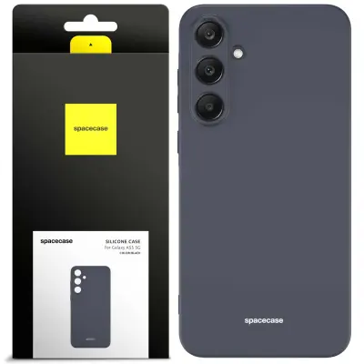 SILIKONSKI OVITEK SPACECASE ZA SAMSUNG GALAXY A55 5G ČRN