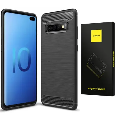 OVITEK SPACECASE CARBON COVER ZA SAMSUNG GALAXY S10 ČRN