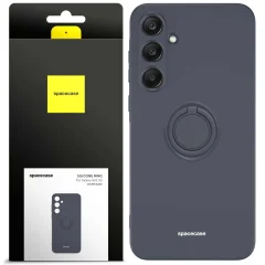 SPACECASE SILIKONSKI OVITEK OBROČ ZA SAMSUNG GALAXY A35 5G ČRN