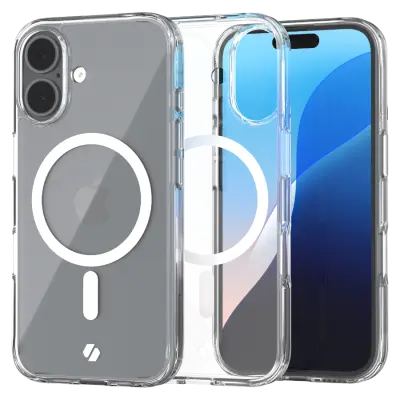 SPACECASE OVITEK CLEAR MAG ZA IPHONE 16 PROZOREN ZA MAGSAFE