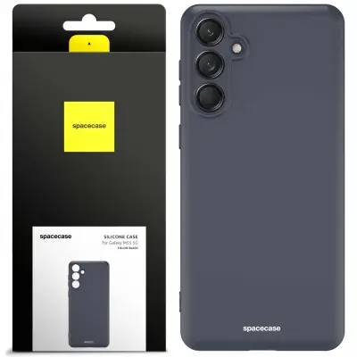SILIKONSKI OVITEK SPACECASE ZA SAMSUNG GALAXY M55 5G ČRN
