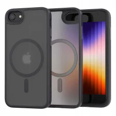 HIBRIDNI OVITEK SPACECASE ZA IPHONE 7 8 SE ZA MAGSAFE ČRN