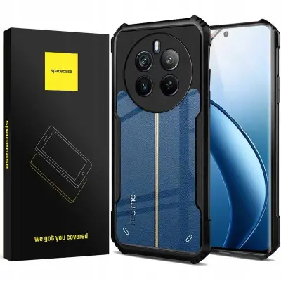 OVITEK SPACECASE OVITEK ZA TELEFON REALME 12 PRO 12 PRO+ 5G ČRN