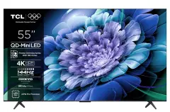 TCL 55C69K 4K QD-Mini LED, Google TV, 144Hz, Onkyo zvok z Dolby Atmos, TV sprejemnik