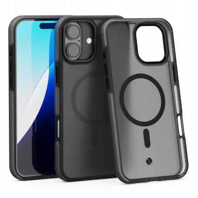 SPACECASE OVITEK HYBRID FUSION MAG ZA IPHONE 16 PLUS ČRN