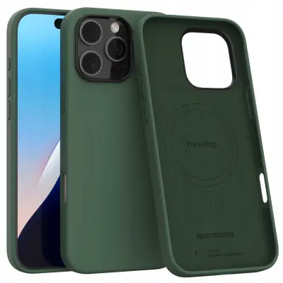 OVITEK SPACECASE OVITEK ZA IPHONE 16 PRO MAX SC PURE MAG TEMNO ZELEN