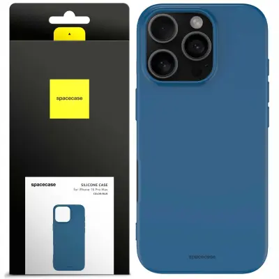SILIKONSKI OVITEK SPACECASE ZA IPHONE 16 PRO MAX MODER ZAŠČITNI