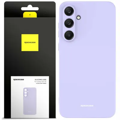 SPACECASE SILIKONSKI OVITEK GALAXY A55 5G ZA TELEFON VIJOLIČEN