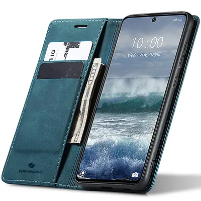 SPACECASE ETUI ZA DENARNICO POCO X6 RM NOTE 13 PRO 5G BLUE COVER
