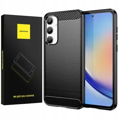 SPACECASE OVITEK CARBON COVER ZA SAMSUNG GALAXY A35 5G ČRN
