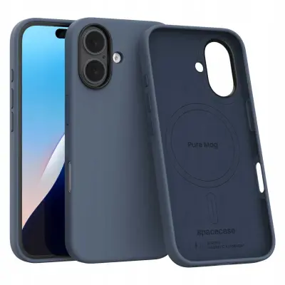 OVITEK SPACECASE OVITEK ZA IPHONE 16 SC PURE MAG TEMNO MODER