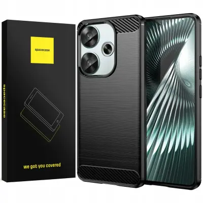SPACECASE OVITEK ZA POCO F6 5G BLACK CARBON PROTECTION