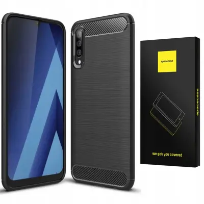 SPACECASE OVITEK CARBON COVER ZA SAMSUNG GALAXY A70 ČRN