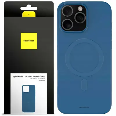 SILIKONSKI MAGNETNI OVITEK SPACECASE ZA IPHONE 16 PRO MODER
