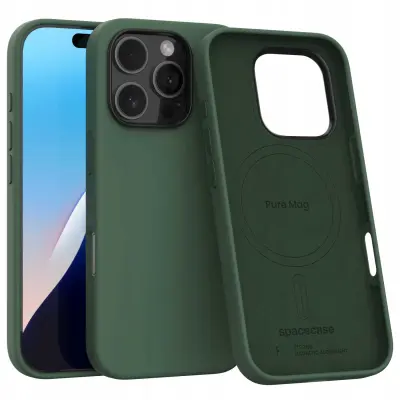 OVITEK SPACECASE CASE ZA IPHONE 16 PRO SC PURE MAG TEMNO ZELEN