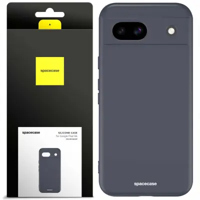 OVITEK SPACECASE SILIKONSKI OVITEK ZA GOOGLE PIXEL 8A ČRN